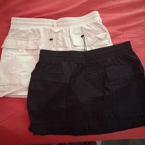 Wild Fable Cream Elastic Waist Skirt